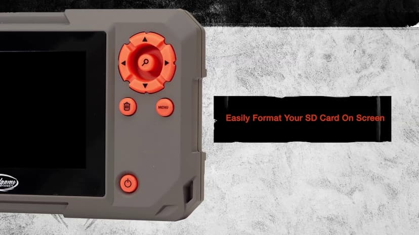 WILDGAME INNOVATIONS Trail Pad Swipe | VU60 SD Card Viewer for Hunting & Wildlife Observation | Compact Water-Resistant Memory Card Reader with 4.3" Touch Screen, Dark Green