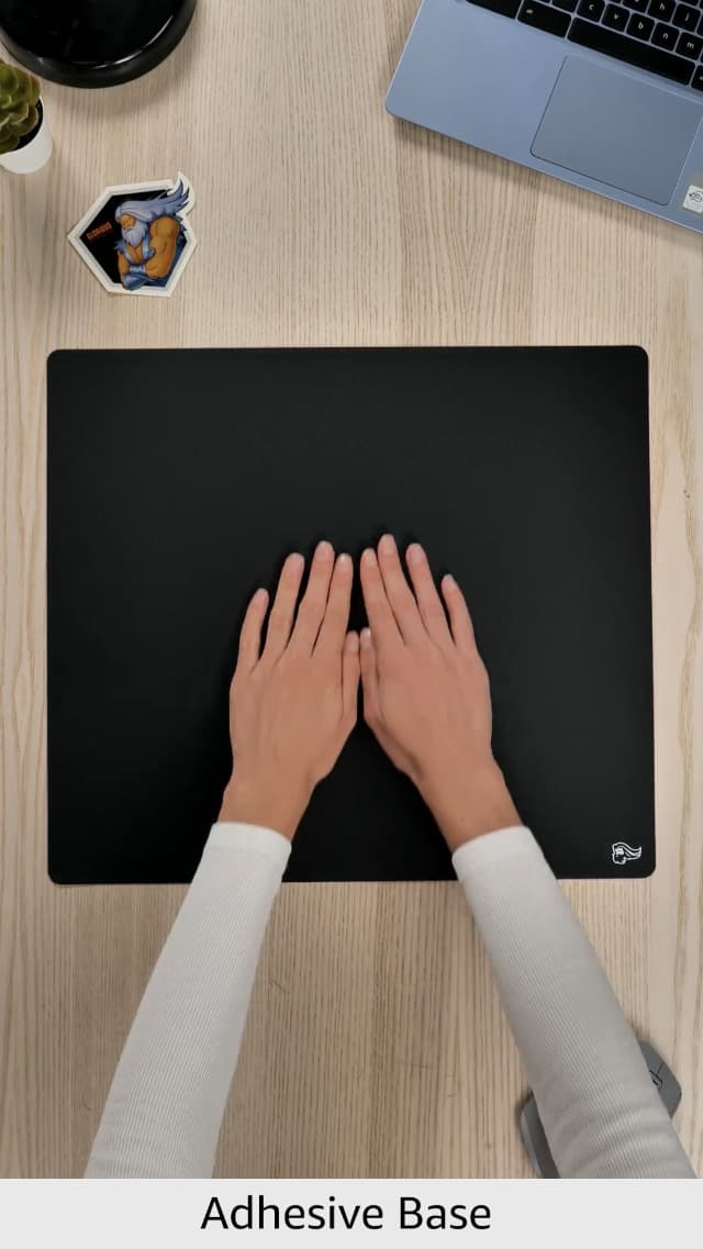 Glorious Elements Air Mousepad - XL Hard and Ultra Thin Polycarbonate Flexible Surface Large Gaming Mouse Pad 15"X17" Extended Hard Mousepad (Helios) (GLO-MP-ELEM-AIR)