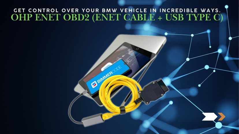 OHP ENET OBD2 (Enet Cable + USB Type C)