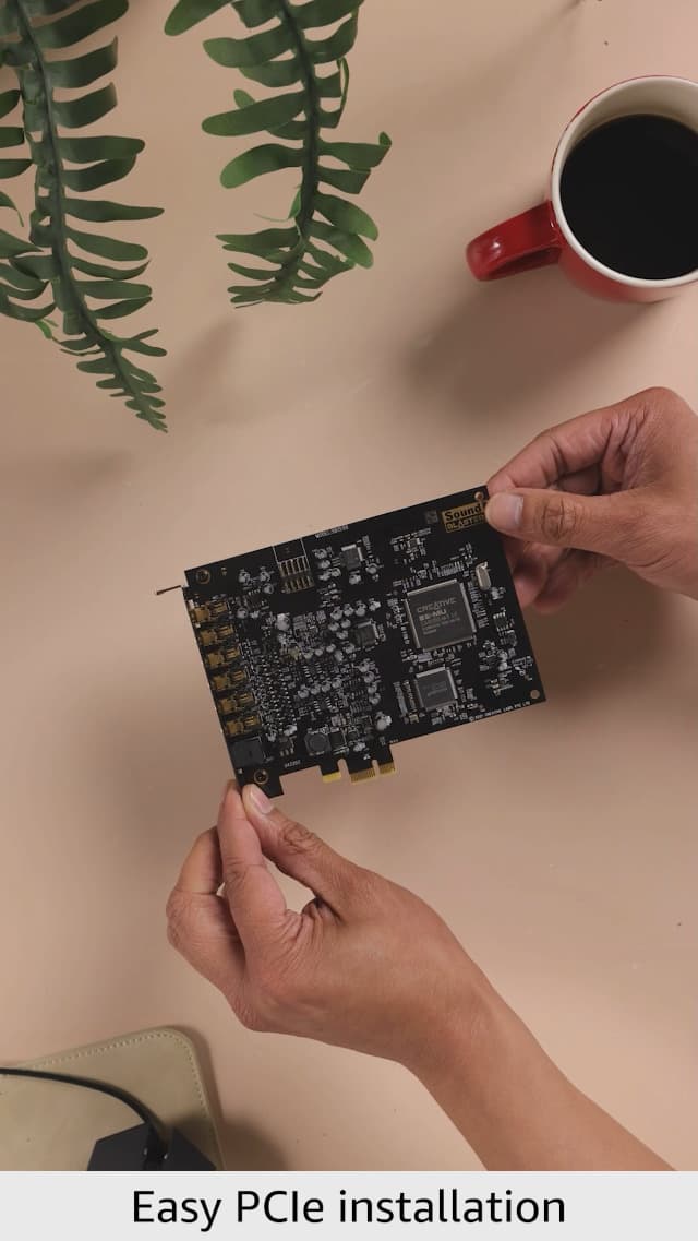Creative Sound Blaster Audigy PCIe RX 7.1 Sound Card with High Performance Headphone Amp