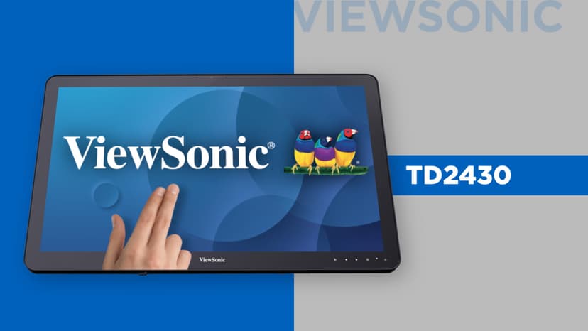 ViewSonic TD2430 24 Inch 1080p 10-Point Multi Touch Screen Monitor with HDMI and DisplayPort