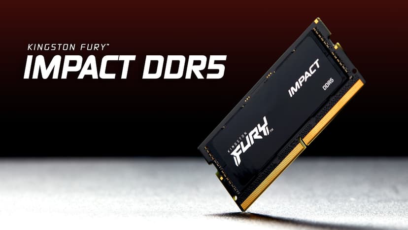 Kingston FURY Impact 64GB (2x32GB) 5600MT/s DDR5 CL40 Laptop Memory Kit of 2 | Lower Power Comsumption | Intel XMP 3.0 | Plug N Play | KF556S40IBK2-64