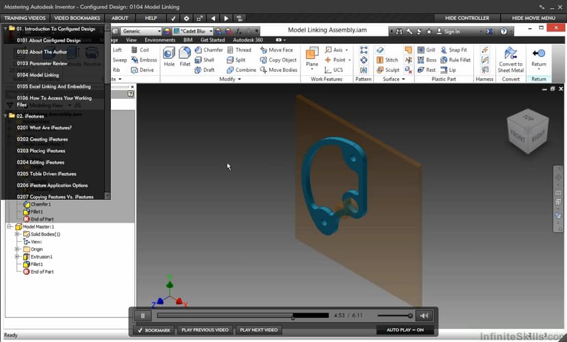 Mastering Autodesk Inventor - Configured Design [Online Code]
