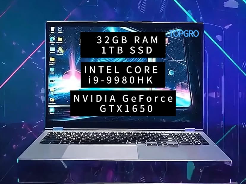 Gaming Laptop Computer, 16” FHD 60Hz Display, Core i7-8750H/GeForce GTX1050(6C/12T, Up to4.1Ghz), Business Laptop 32GB DDR4 RAM, 1TB PCIe3.0 SSD/HDMI/Webcam/Backlit Keyboard/Wi-Fi 5/Win11 Pro