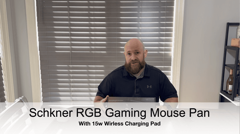 RGB Gaming Mouse Pad with Wireless Charging 15W, Large Desk Mat 800x300x4mm, 10 Light Modes Keyboard Pad with Non-Slip Rubber Base, Waterproof Mousepad for Gaming PC MacBook Laptop