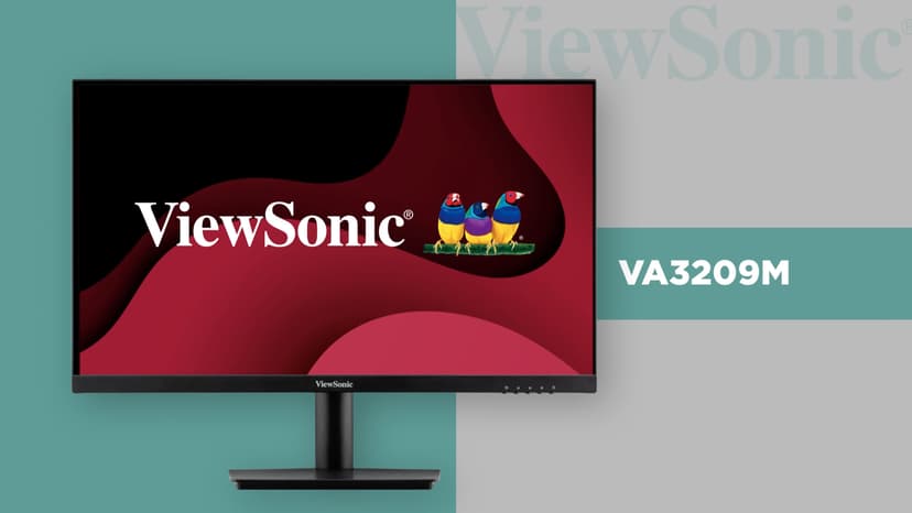 ViewSonic VA3209M 32 Inch IPS Full HD 1080p Monitor with Thin Bezels, 75Hz, Eye Care, HDMI, VGA Inputs for Home and Office
