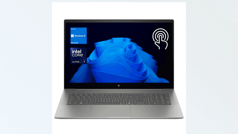 HP 2024 Envy 17.3" Copilot AI Laptop, 17.3" FHD Touchscreen, Intel Core Ultra 7 155H, 64GB DDR5 RAM, 4TB SSD, Backlit Keyboard, Numeric Keypad, HDMI, Webcam, Wi-Fi 7, Windows 11 Home, Silver