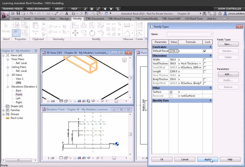 Learning Autodesk Revit Families [Online Code]