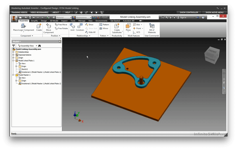 Mastering Autodesk Inventor - Configured Design [Online Code]