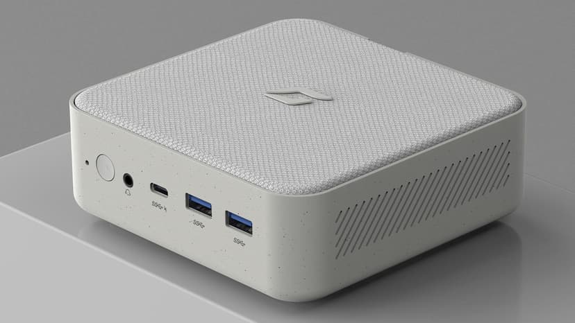 Mini Gaming PC Linux, AMD Ryzen 7 5700U (8C/16T, up to 4.3Ghz), 64GB DDR4 RAM 1TB PCIe SSD, Mini Desktop Computers with Waterproof Fabric Top, Supports 4K Triple Display WiFi/BT5.0