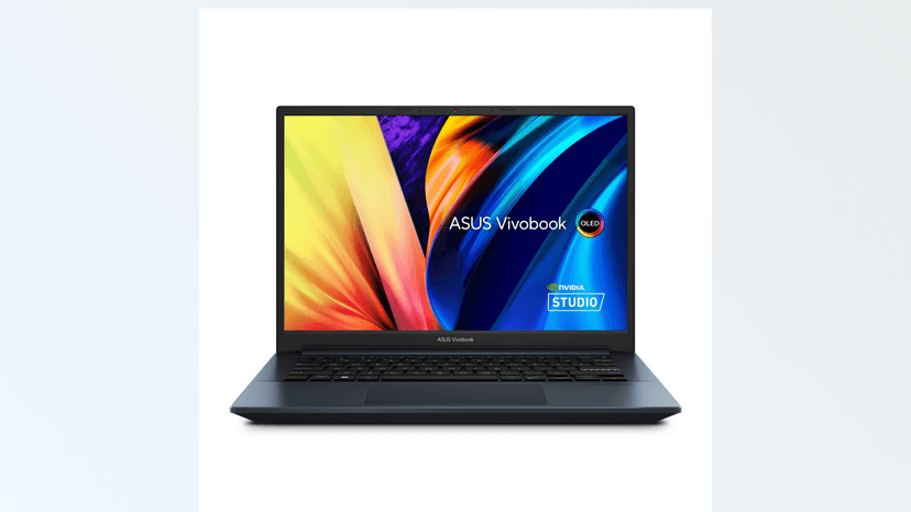 ASUS VivoBook Pro 14 OLED Laptop, 14” 2.8K OLED Display, AMD Ryzen 7 6800H Mobile CPU, NVIDIA® GeForce® RTX™ 3050 GPU,16GB RAM, 1TB SSD, Windows 11 Home, Quiet Blue, M6400RC-EB74