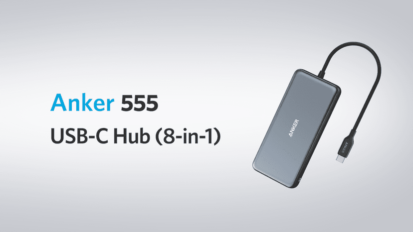 Anker 555 USB-C Hub (8-in-1), with 85W Power Delivery, 4K 60Hz HDMI Port, 10Gbps USB C and 2 A Data Ports, Ethernet microSD SD Card Reader, for MacBook Pro More