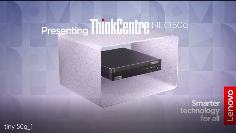 Lenovo ThinkCentre Tiny 50q Intel Octa Core i5-13420H (Beats Intel i7-1260P), 16GB RAM, 512GB NVMe, DisplayPort, HDMI, WiFi 6 + BT, RJ-45, W11P, Business Desktop