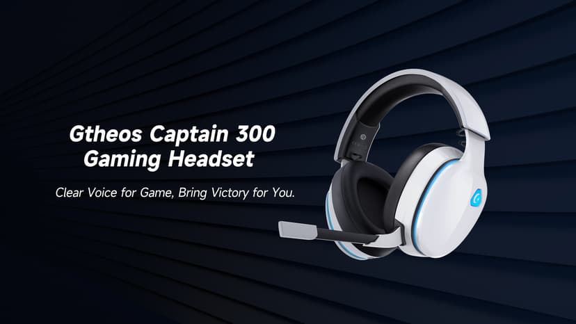 2.4GHz Wireless Gaming Headset for PS5, PS4 Fortnite & Call of Duty/FPS Gamers, PC, Nintendo Switch, Bluetooth 5.3 Gaming Headphones with Noise Canceling Mic, Stereo Sound, 40+Hr Battery -White