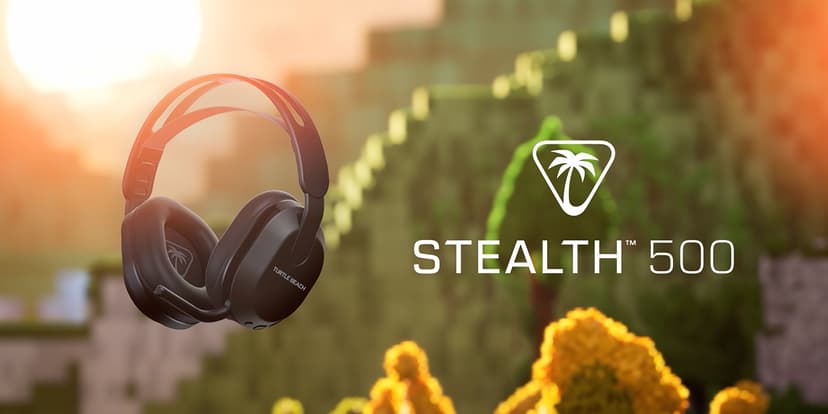 Turtle Beach Stealth 500 Wireless Amplified Gaming Headset for PC, PS5, PS4, & Mobile – 40-Hr Battery, Bluetooth, Memory Foam Cushions, Flip-to-Mute Mic, EQ Presets, Companion App – Black