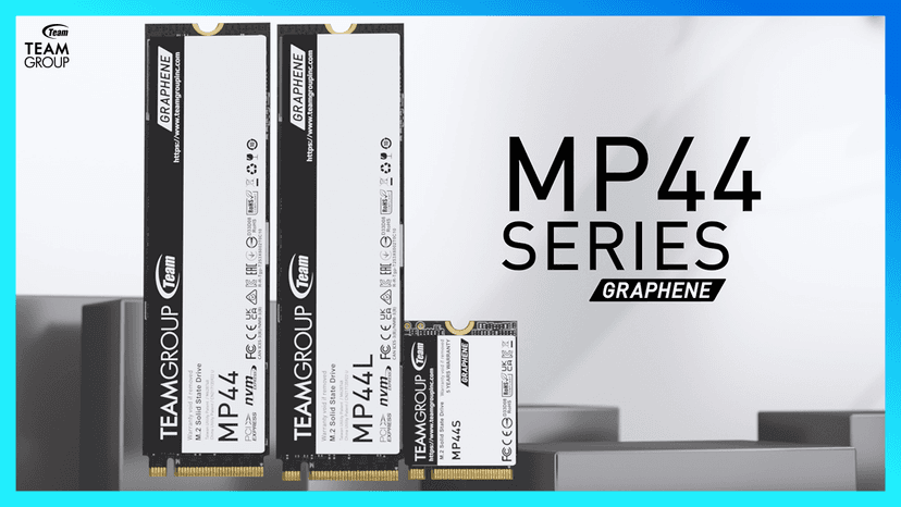TEAMGROUP MP44S SSD 1TB SLC Cache Gen 4x4 M.2 2230 PCIe 4.0 NVMe Steam Deck ASUS ROG Ally Mini PCs R/W Speed up to 5000/3500 MB/s TM5FF3001T0C101