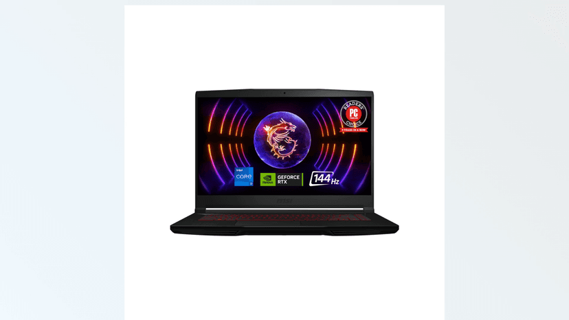 MSI Thin GF63 15.6" 144Hz Gaming Laptop: 12th Gen Intel Core i7, NVIDIA GeForce RTX 4050, 16GB DDR4, 512GB NVMe SSD, Type-C, Cooler Boost 5, Win11 Home: Black 12VE-066US