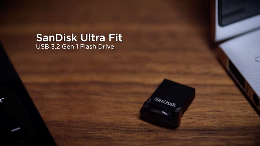 SanDisk 1TB Ultra Fit USB 3.2 Gen 1 Flash Drive - Up to 400MB/s, Plug-and-Stay Design - SDCZ430-1T00-G46