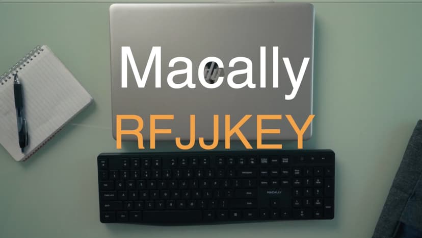 Macally Wireless Keyboard | 2.4 Computer Key Board | Full Size and Wireless (Quiet Keys) All Day Comfortable Typing with Wireless USB for Laptop, Desktop PC, Surface, Chromebook, Notebook