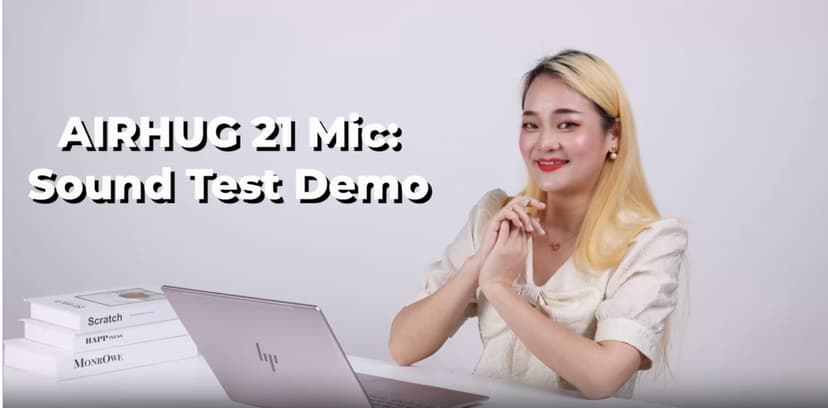 AIRHUG USB Microphone No Speaker,Desktop Computer Mic, Mute Button with LED Indicator,AI Noise Reduction,Plug & Play Omnidirectional Condenser PC Laptop Mics,for Online Calls/Class/Recording Video