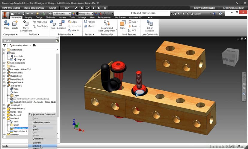 Mastering Autodesk Inventor - Configured Design [Online Code]