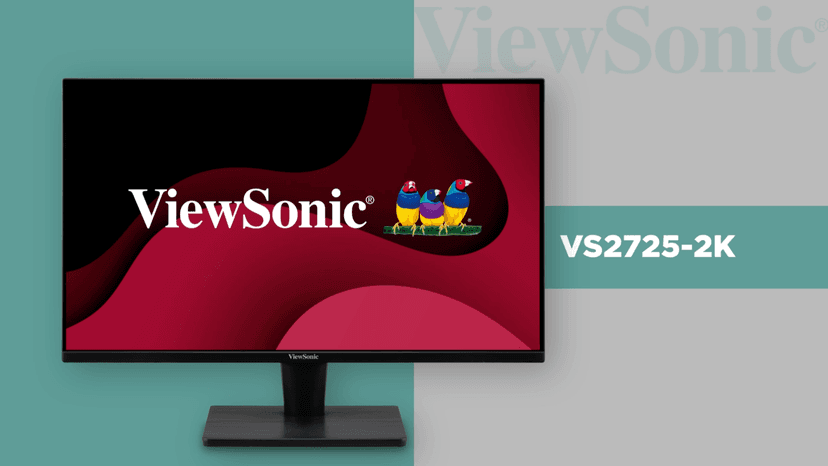 ViewSonic VS2725-2K 27 Inch QHD 1440p Monitor with 100Hz, HDMI, DisplayPort, and Variable Refresh Rate for Home and Office