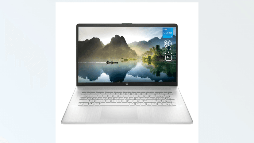 HP 17t Laptop, 17.3" HD+ Touchscreen, Intel Core i5-1135G7, 32GB RAM, 1TB SSD, Fingerprint Reader, Webcam, HDMI, Backlit KB, Wi-Fi 6, Windows 11 Home, Silver