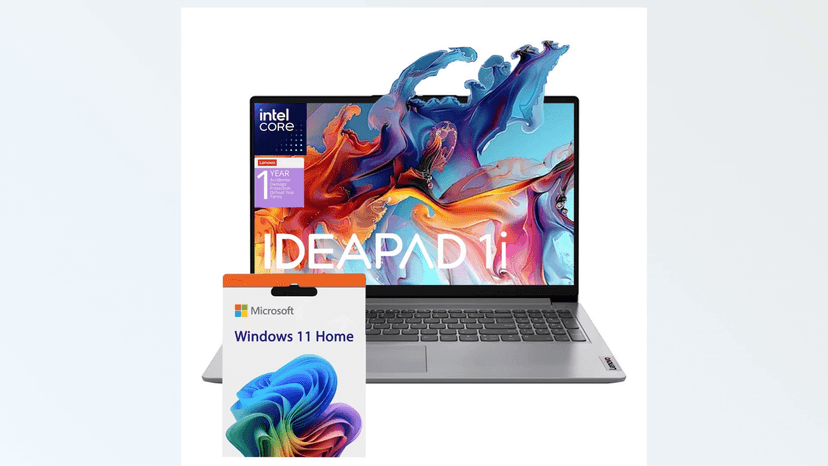 Lenovo Essential Laptop | Ideapad 1i | 20GB RAM | 15.6" FHD Display | 1TB PCIe+128GB eMMc Storage | 1 Yr Office 365 + Lenovo ADP | Intel Dual-Cores Processor | HDMI | Wi-Fi 6 | Win 11 Home | Gray