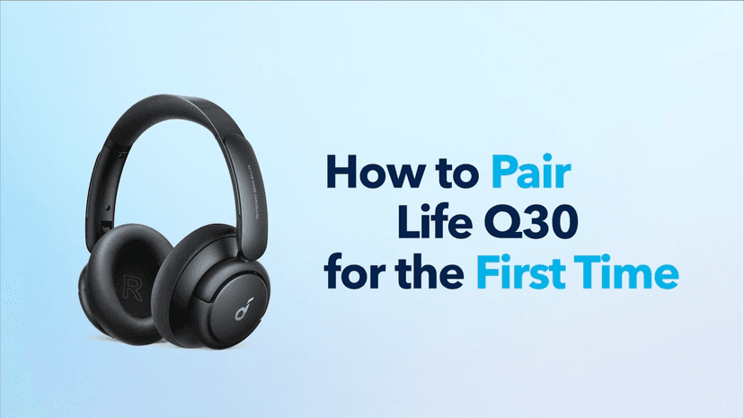 Soundcore Q30 by Anker, Hybrid Active Noise Cancelling Headphones, Multiple Modes, Hi-Res Audio, Custom EQ via App, 50H Playtime, Comfortable Fit, Bluetooth, Multipoint Connection