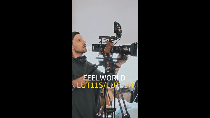 FEELWORLD LUT11H 10.1 Inch 2000nit Ultra Bright Camera Field DSLR Monitor with Touchscreen Waveform LUT F970 Install and Power Kit HDMI Input Output