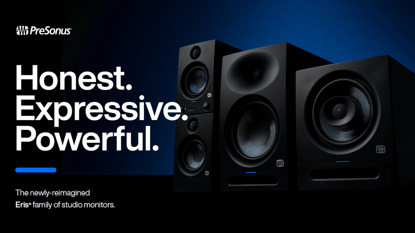 PreSonus Eris 4.5BT Bluetooth Studio Monitors, Pair — 4.5" Inch Powered Bookshelf Speakers, Stereo, Desktop Computer, Near Field Music Production, Audio Mixing Recording