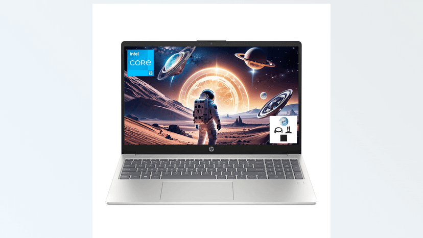 HP 15.6 FHD-Laptop, Intel Core i3-N305(Beat i3-1115G4) 32GB RAM 1TB SSD Student-Laptop with Fingerprint Win11 Wi-Fi 6 Bluetooth 5.3 Ultra-Fast Performance Work Entertainment