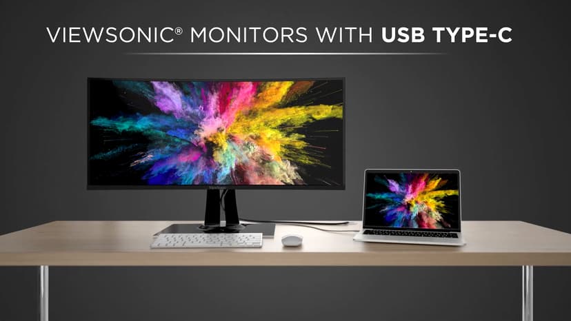 ViewSonic VX3267U-4K 4K UHD 32 Inch IPS Monitor with 65W USB C, HDR10 Content Support, Ultra-Thin Bezels, Eye Care, HDMI, and DP Input, Black