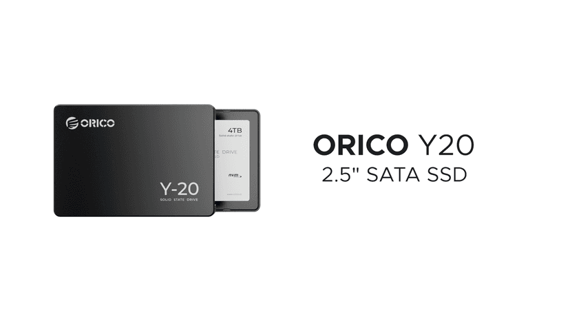 ORICO 128GB SATA SSD 2.5 Inch Internal Solid State Drive, Read Speed up to 500MB/s, SATA III 6Gbps for Desktop Laptop NAS DIY External Drive - Y20