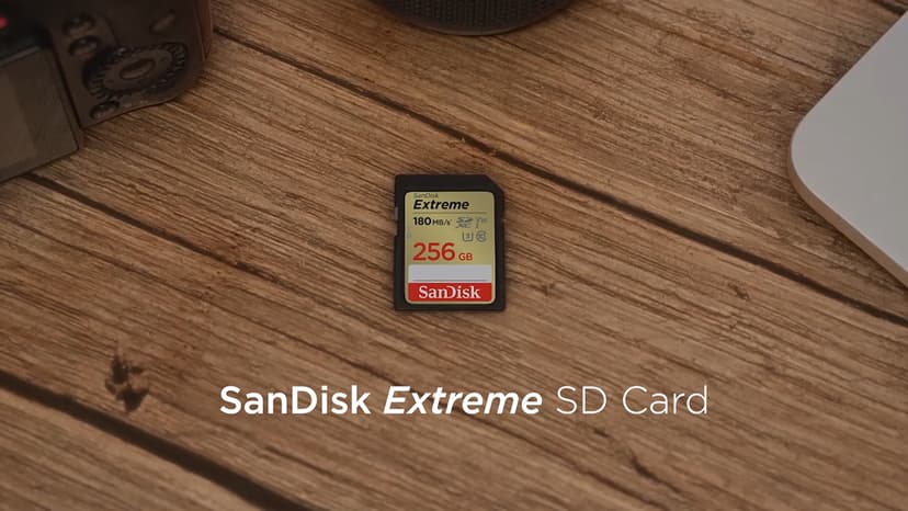 SanDisk 256GB Extreme SDXC UHS-I Memory Card - C10, U3, V30, 4K, UHD, SD Card - SDSDXVV-256G-GNCIN