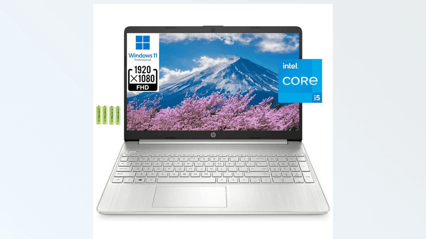 HP Windows 11 Pro 15 15.6" FHD Business Laptop Computer,11th Gen Intel Core i5-1135G7, 16GB RAM 512GB SSD, Intel Iris Xe Graphic, Numeric Pad, Long Battery Life, Wi-Fi 5, Bluetooth 4.2, USB, w/Battery