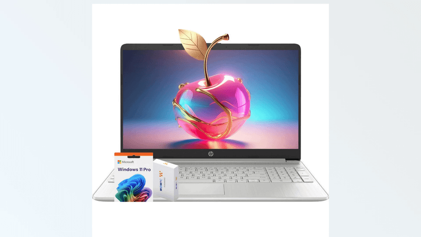 HP Latest 15" Laptop, Intel Celeron N4120 Quad-core Processor, 32GB RAM, 1TB SSD, 15.6" HD Micro Edge LED Display, Fast Charge, SD Card Reader, Windows 11 Pro, WOWPC Recovery USB