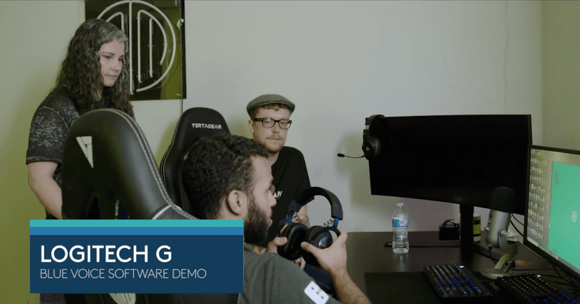 Logitech G Pro X Wired Gaming Headset: Blue VO!CE Detachable Boom Mic, DTS 7.1, 50 mm Drivers, USB/3.5mm Aux, Spare Memory Foam Ear Pads, USB DAC & Bag Included - Black