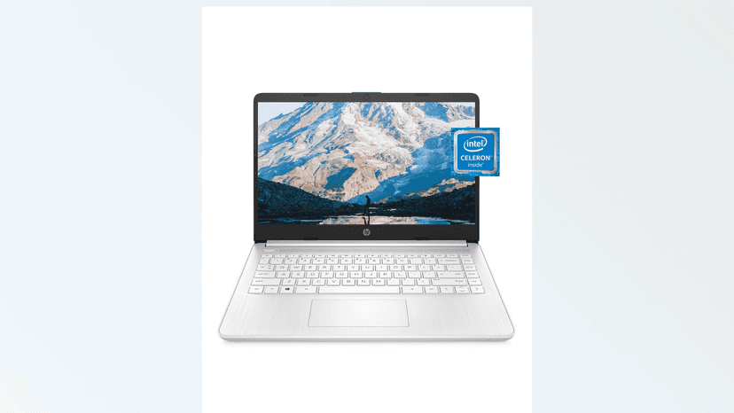 HP 14 Laptop, Intel Celeron N4020, 4 GB RAM, 64 GB Storage, 14-inch Micro-edge HD Display, Windows 10 Home, Thin & Portable, 4K Graphics, (14-dq0040nr, Snowflake White) (Renewed)