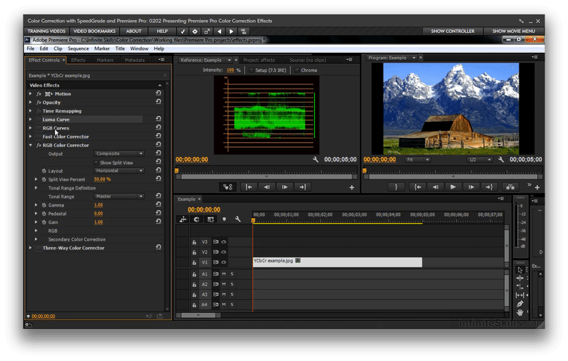 Color Correction with SpeedGrade and Premiere Pro [Online Code]