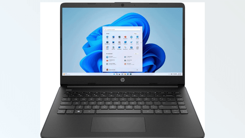 HP 14" HD (1366 x 768) Display Laptop, Intel Celeron N4120, 1.1GHz, 4GB Memory, 128GB eMMC, Windows 11 Home in S Mode, One Year Office 365 Included, Jet Black, 14-dq0761dx