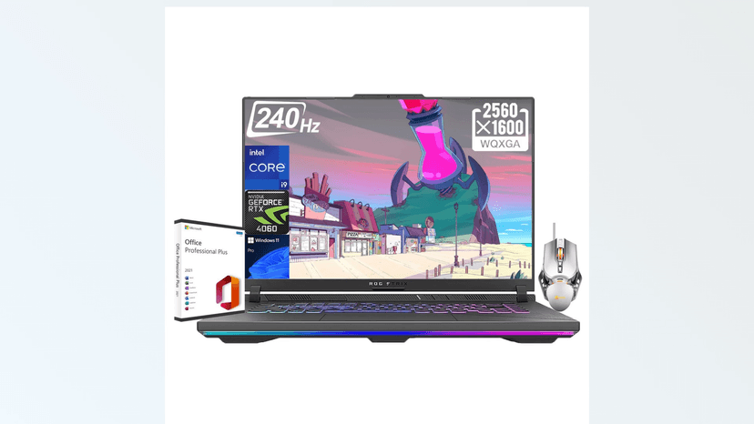 ASUS ROG Strix G16 Gaming Laptop 2024, 16" QHD 240Hz Display, Intel i9-14900HX, 64 GB DDR5 RAM, 4 TB SSD, GeForce RTX 4060, Wi-Fi 6E, Win 11 Pro