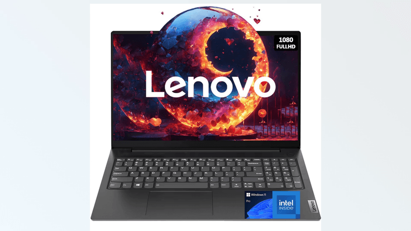 Lenovo New V15 Essential Laptop | Intel Multitasking 4-core Processor | 32GB RAM | 1TB SSD | 15.6" FHD 1080p Display | Ethernet RJ-45 | Rugged Design | Windows 11 Pro | WOWPC Recovery USB
