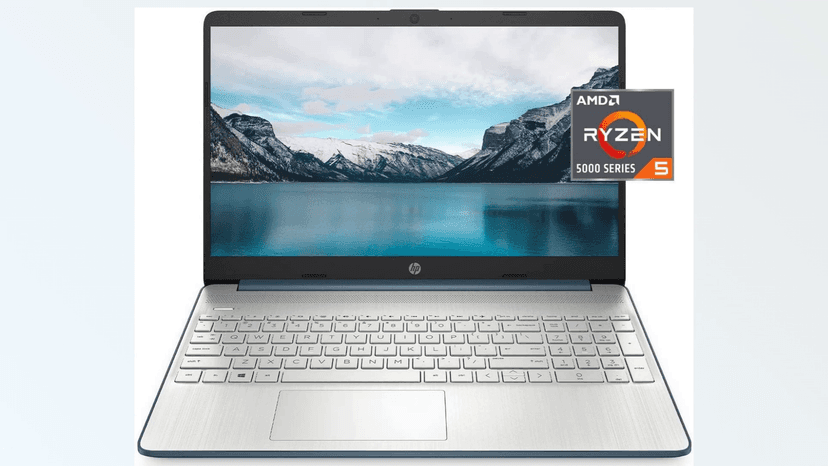 HP 15 Business Laptop Computer, AMD Ryzen 5 5500U, 15.6" FHD Display, Windows 11 Pro, 16GB RAM, 512GB SSD, SD Card Reader, Fast Charge, AC Smart pin, 32GB Durlyfish USB Card
