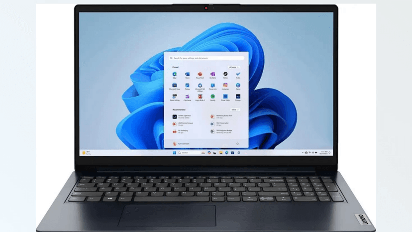 Lenovo Ideapad 1 15.6" HD Laptop, Intel Celeron N4500, 4GB DDR4, 128GB eMMC, W11HS, One-Year Microsoft Office 365, Abyss Blue, 82LX00D3US