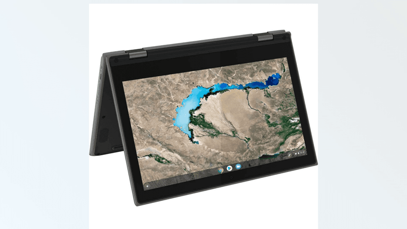 Lenovo Chromebook 300e 2-in-1 Convertible Laptop in Black AMD Processor up to 2.4Ghz 32GB eMMC 4GB DDR4 11.6in IPS Touchscreen BT Dual Webcam HDMI (Renewed)