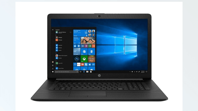 HP (17-BY1053DX 17.3 Laptop - Core i5-8265U - 8GB Memory - 256GB Solid State Drive - Windows 10 Home in S Mode - Jet Black/Maglia Pattern