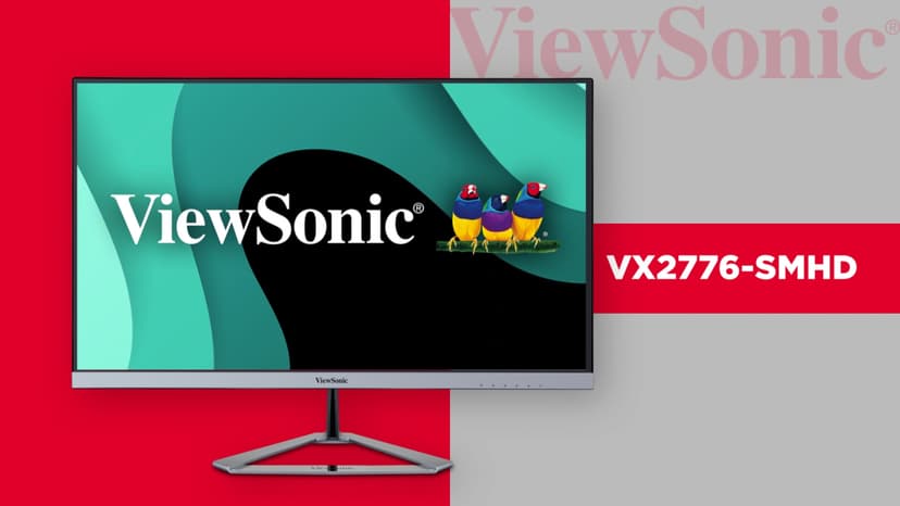 ViewSonic VX2776-SMHD 27 Inch 1080p IPS Monitor with FreeSync, Ultra-Thin Bezels, HDMI and DisplayPort