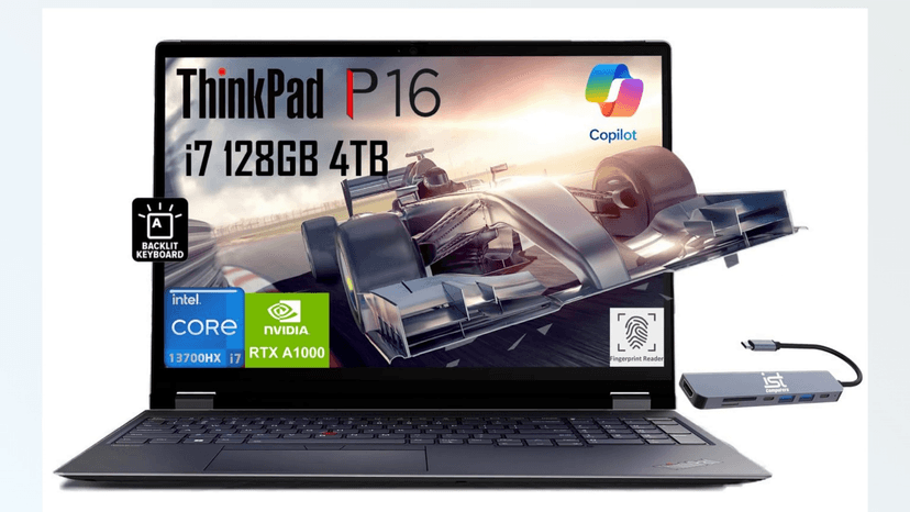 Lenovo ThinkPad P14s Gen 5 Mobile Workstation Laptop (14.5" 3K 120Hz, NVIDIA RTX 500 Ada, Intel Core Ultra 7 155H, 64GB DDR5 RAM, 2TB SSD) AI PC for Designer, Engineer, IST HUB, Win 11 Pro