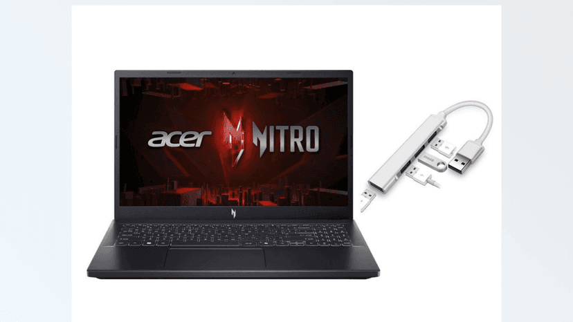Acer 2024 Nitro V AI-Powered Gaming Laptop | 13th Gen Intel Core i7-13620H Processor | NVIDIA GeForce RTX 4060 | 15.6" FHD IPS 144Hz Display | MUX Switch| w/HDMI Cable (32GB RAM | 1TB PCIe SSD)